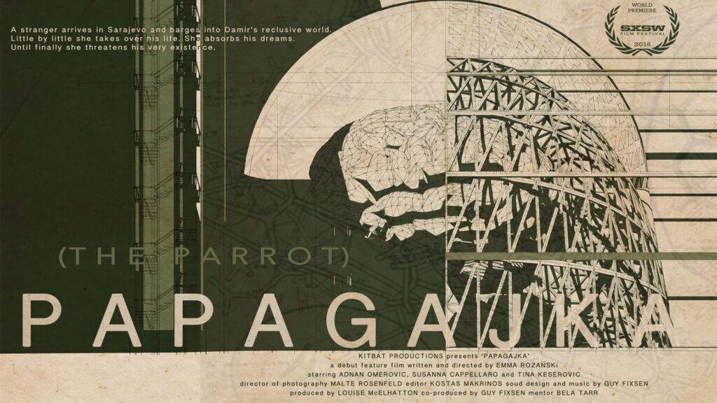 Poster Papagajka Landscape Format